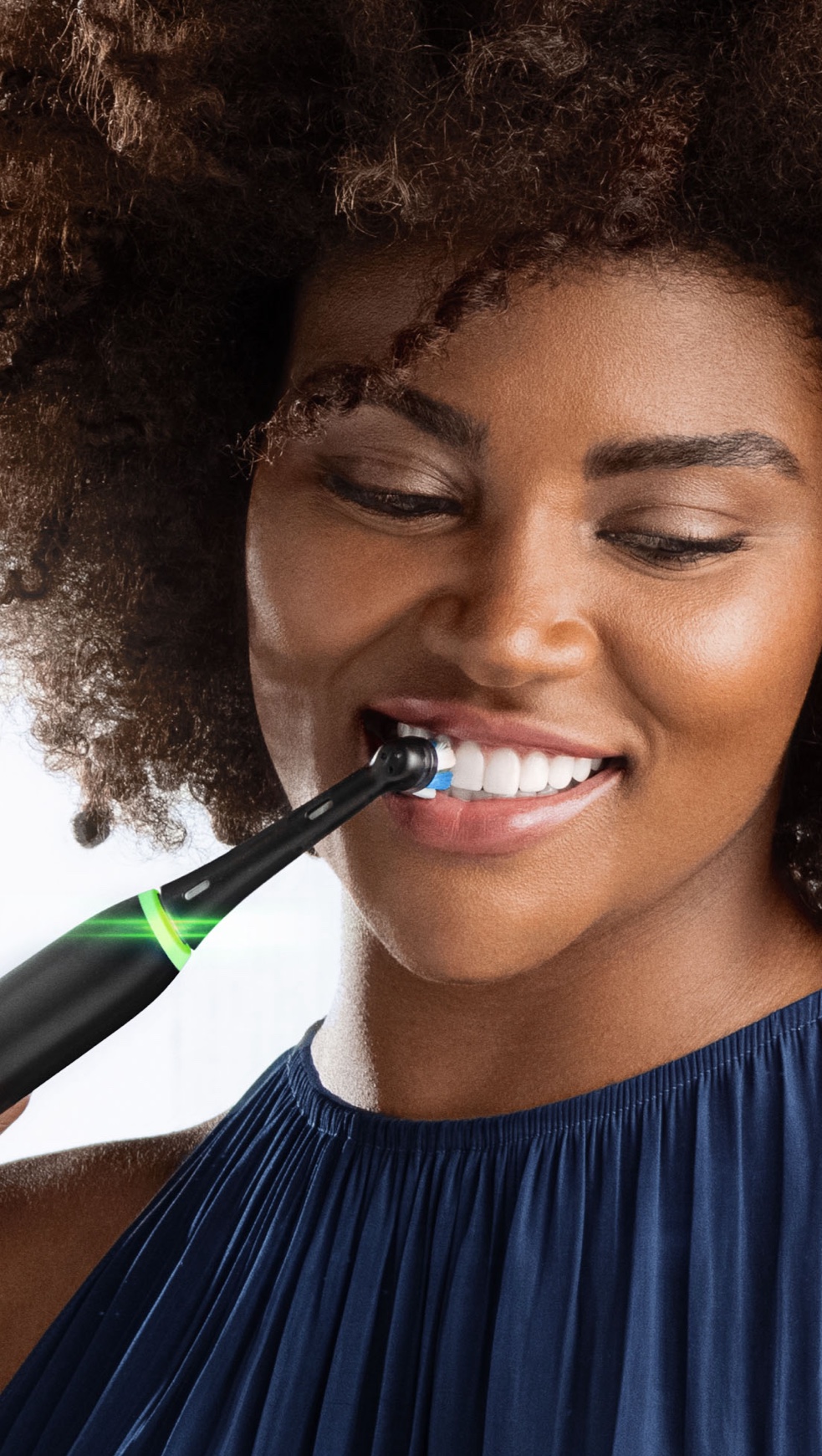 girl with brush